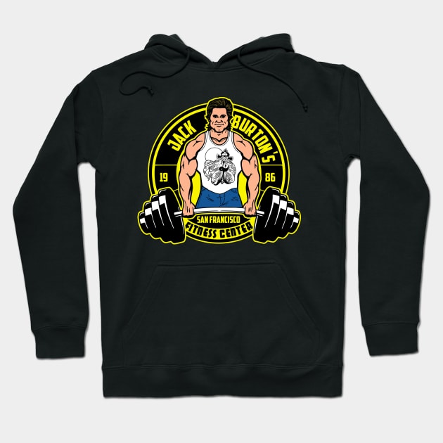 Jack Burton's fitness center Hoodie by carloj1956